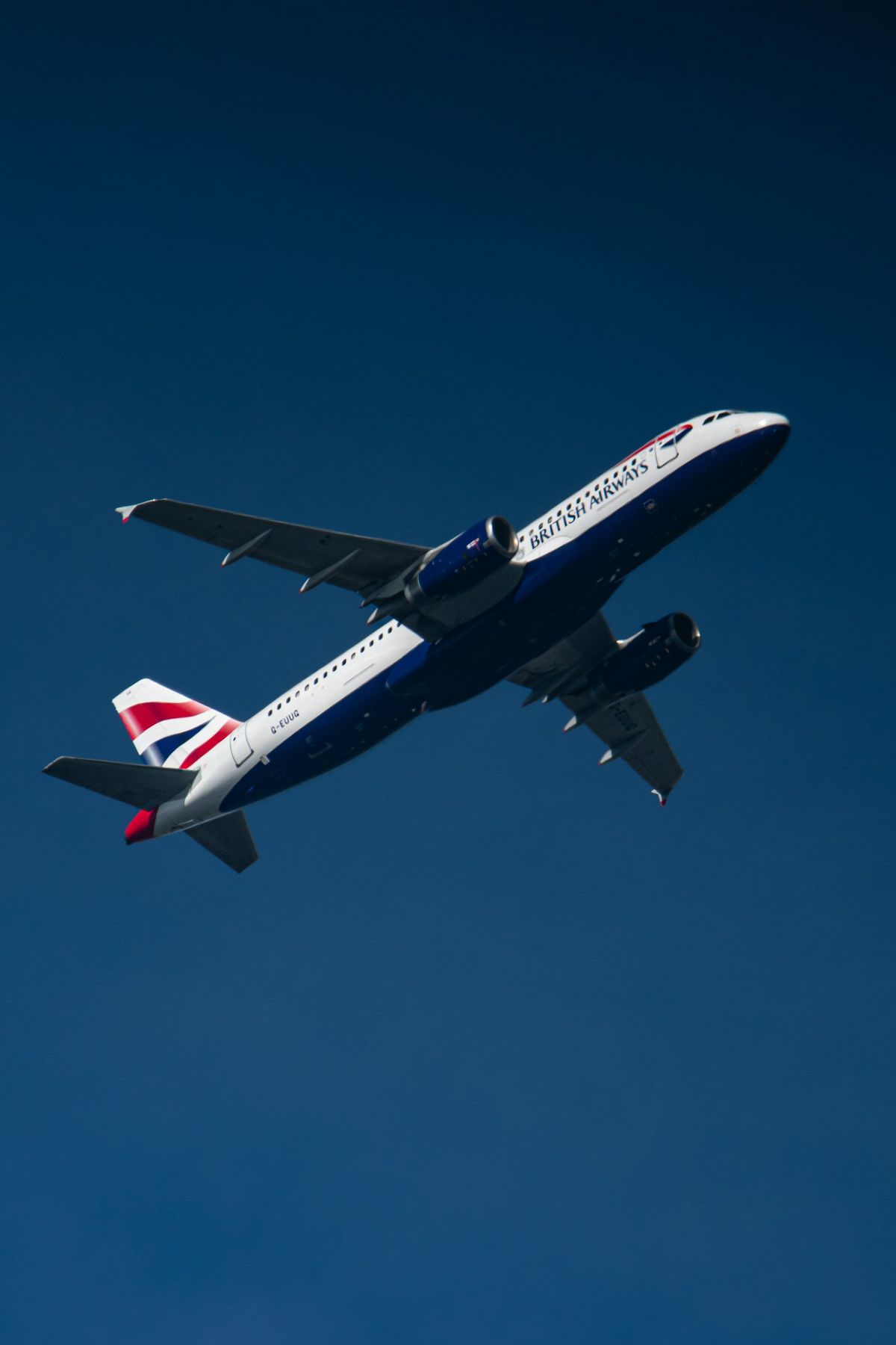 British Airways plane taking off