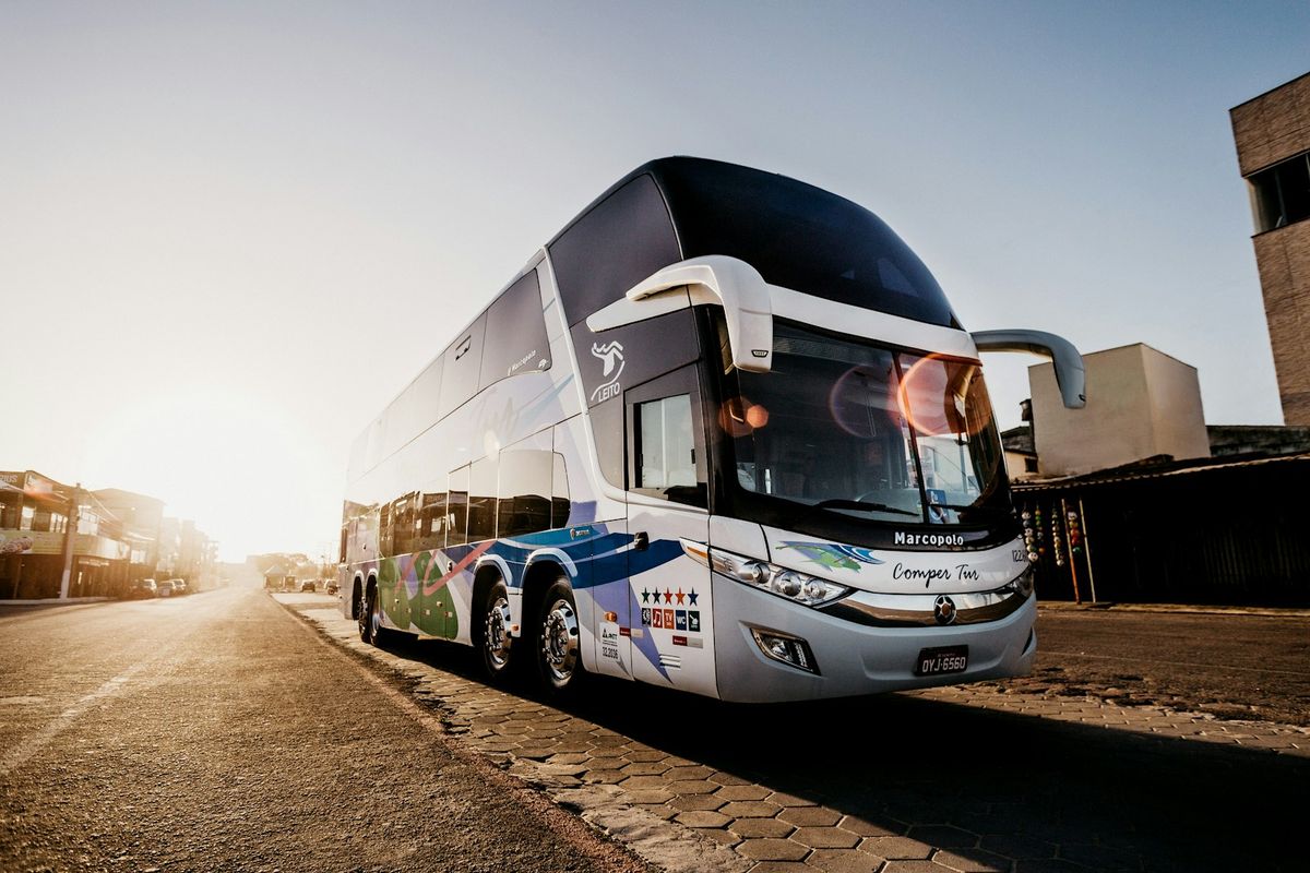 A modern long-distance coach