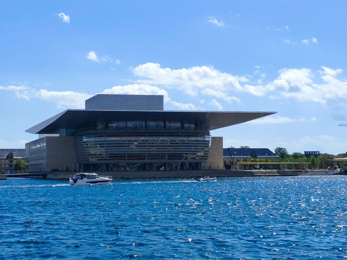 Large modern building on the Copenhagen harbourfront