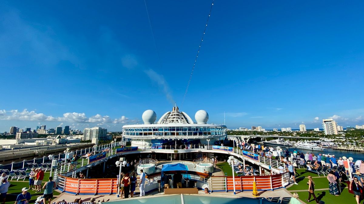 Cruise terminal building in Fort Lauderdale