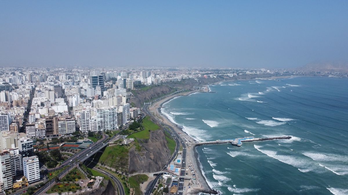 Lima Miraflores coastline