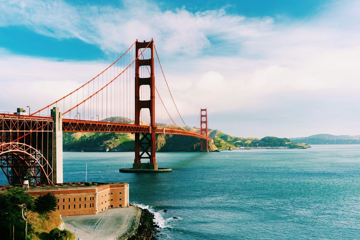 Golden Gate Bridge and San Francisco skyline