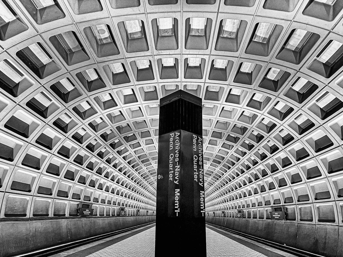 Washington DC Metro subway station