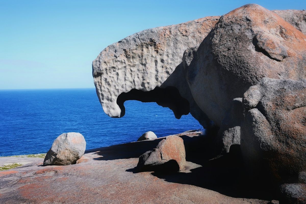 Remarkable Rocks rock formation on Kangaroo Island's coast