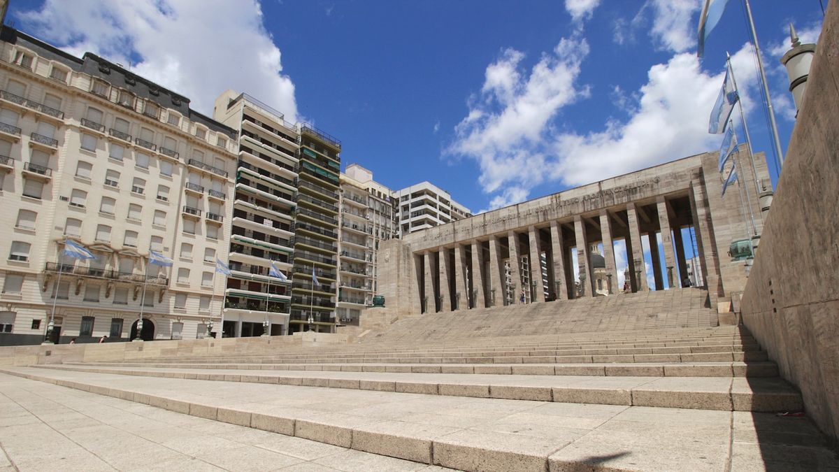 The National Flag Memorial in Rosario, Argentina