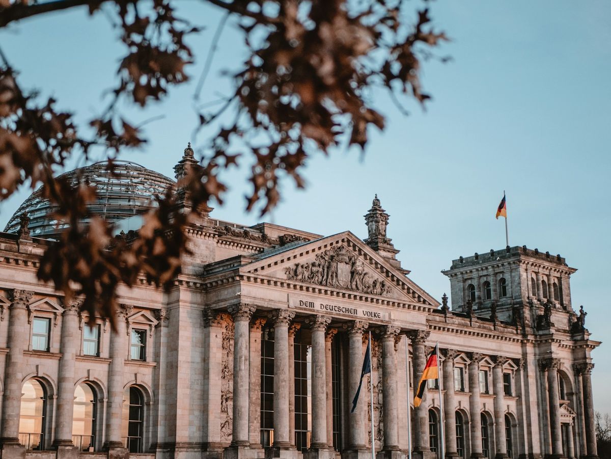 Reichstag building in Berlin, Germany