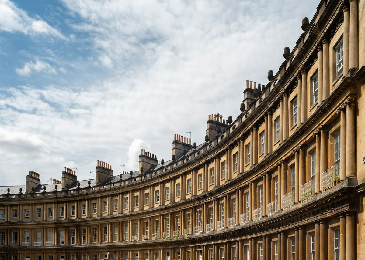 Royal Crescent, Bath's iconic Georgian curved terrace