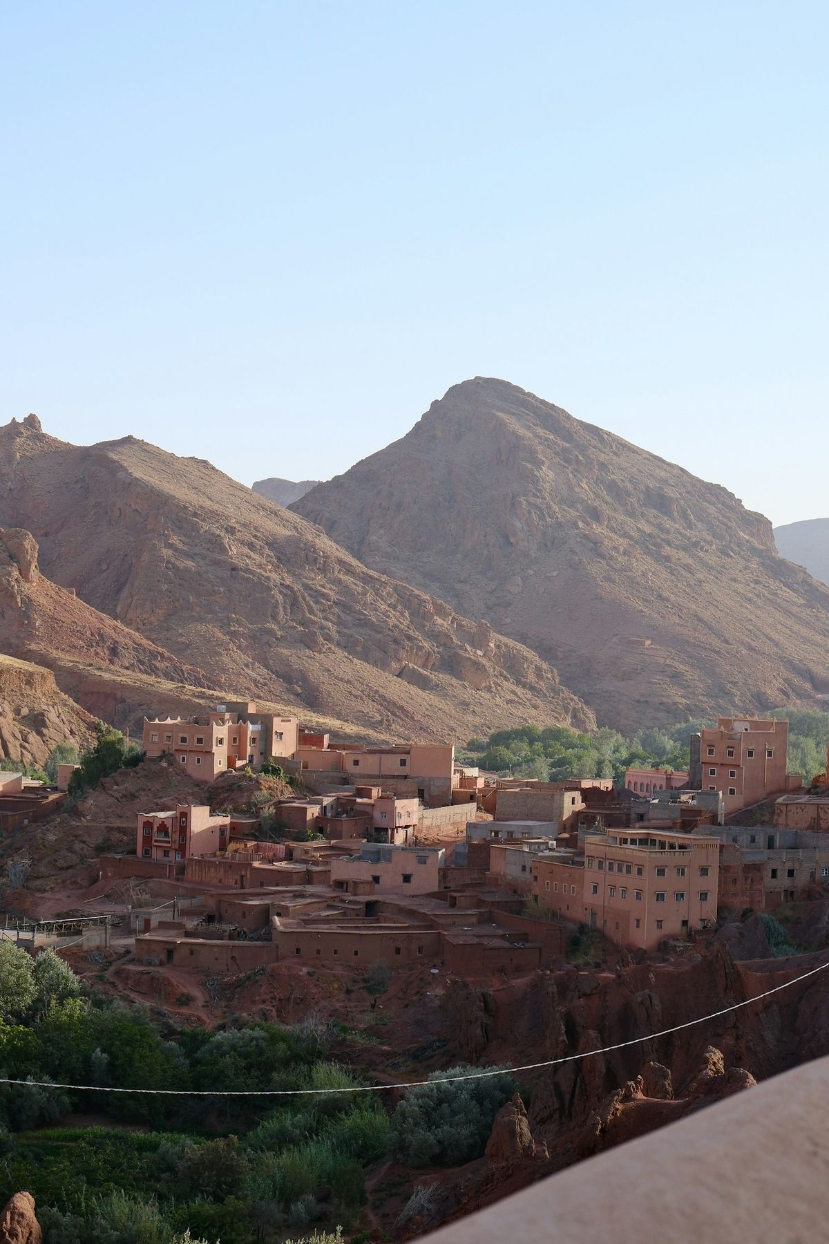 Traditional Berber village in the Atlas Mountains, Morocco