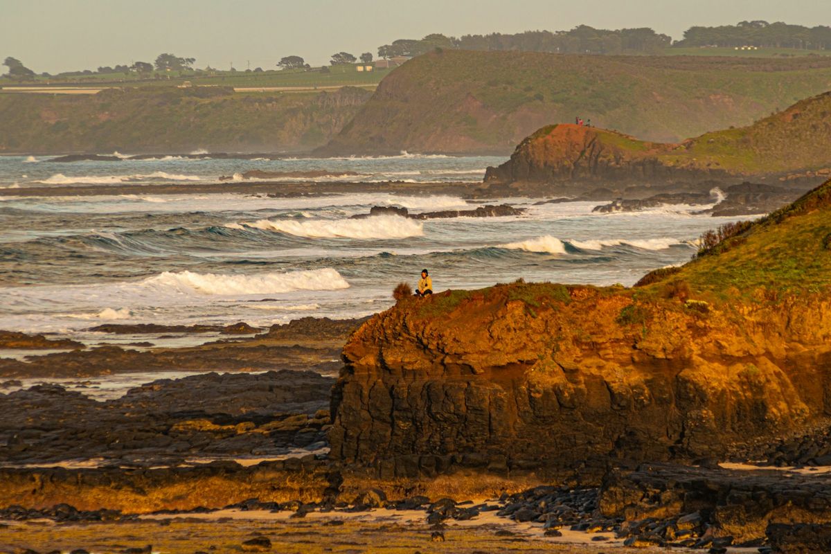 Coastal rock formation at Phillip Island