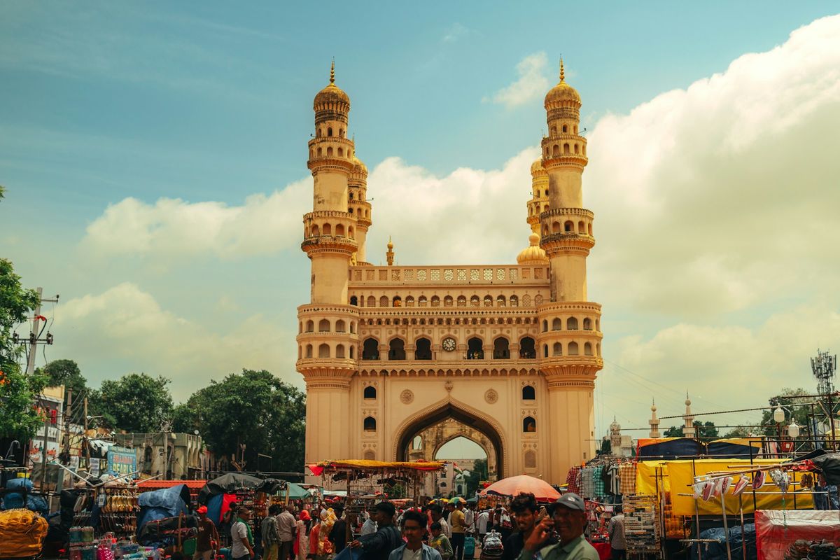 Charminar monument in Hyderabad, India