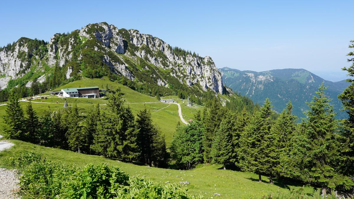 Bavarian Alps mountain landscape near Eagle's Nest