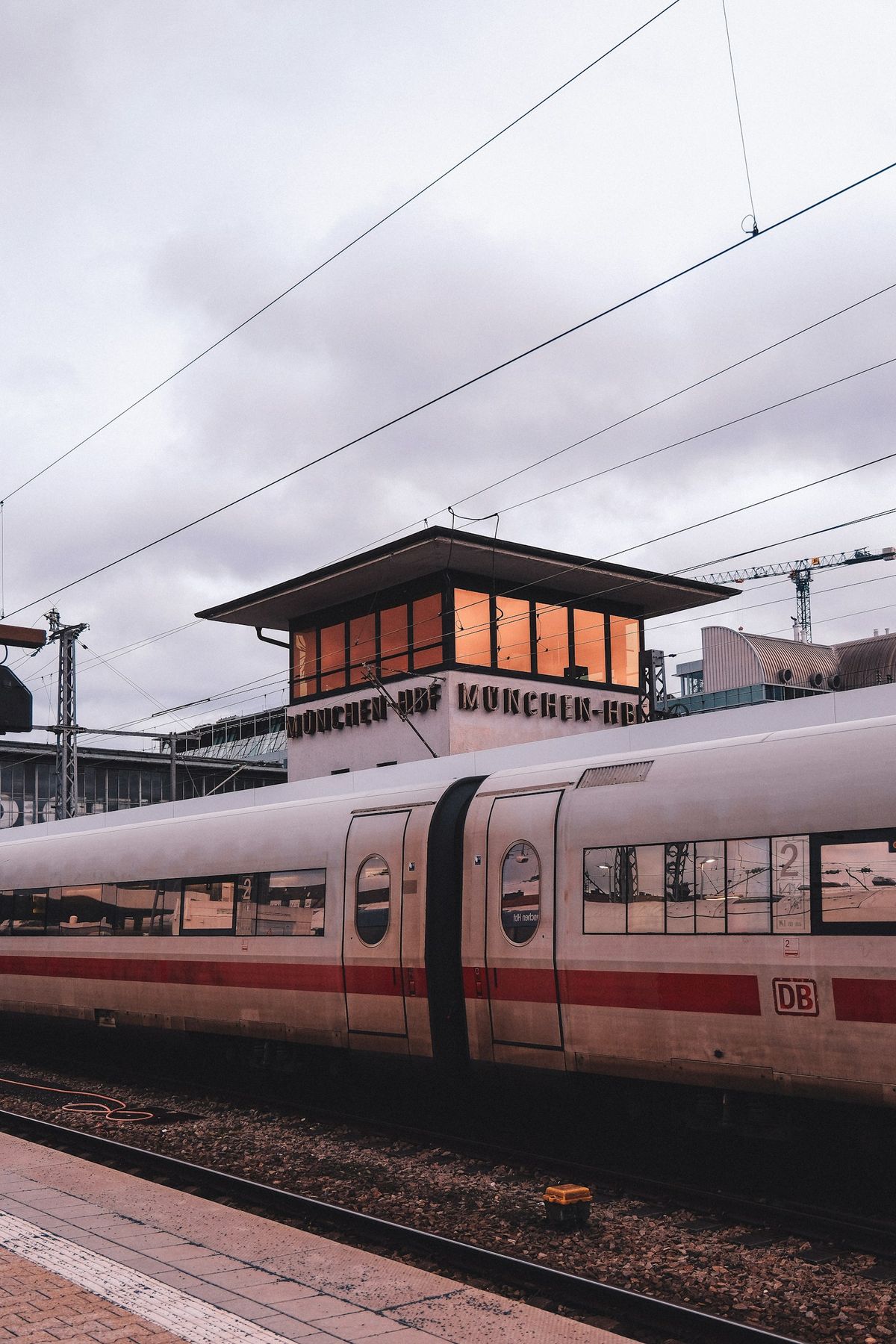 Train at Munich main station