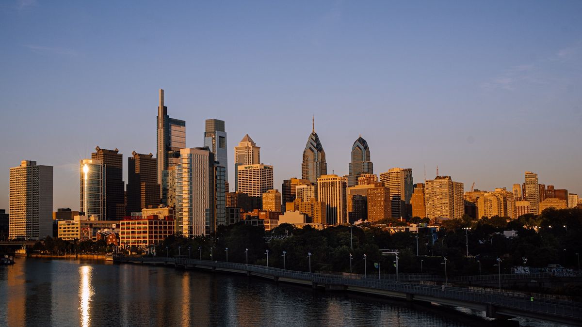 Philadelphia city skyline during the day