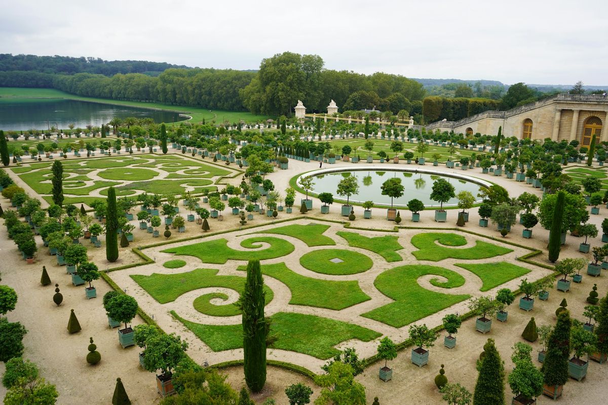 The gardens and fountains of the Palace of Versailles