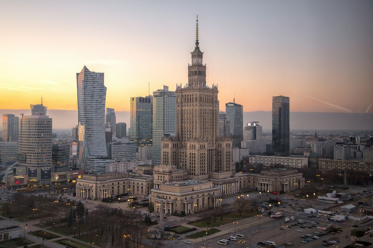 Warsaw city skyline during daytime
